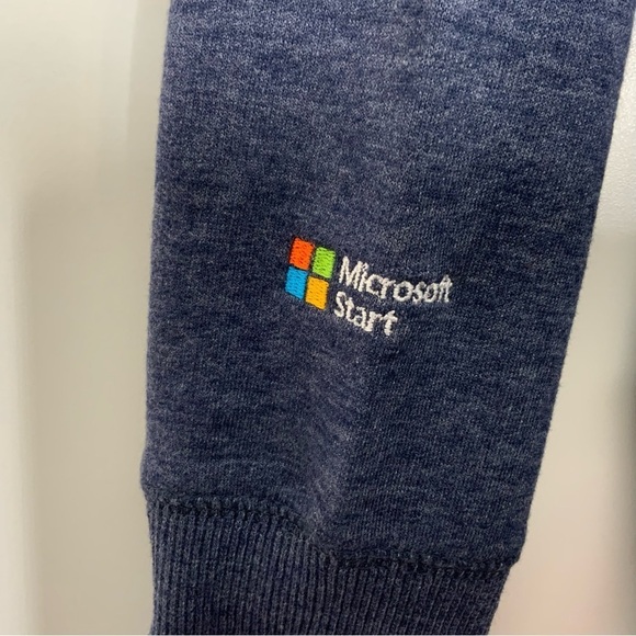 Roots73 Size Small Sandy Lake FZ Fleece Hoody. Ink Blue Heather. Style#98702. - Picture 5 of 9